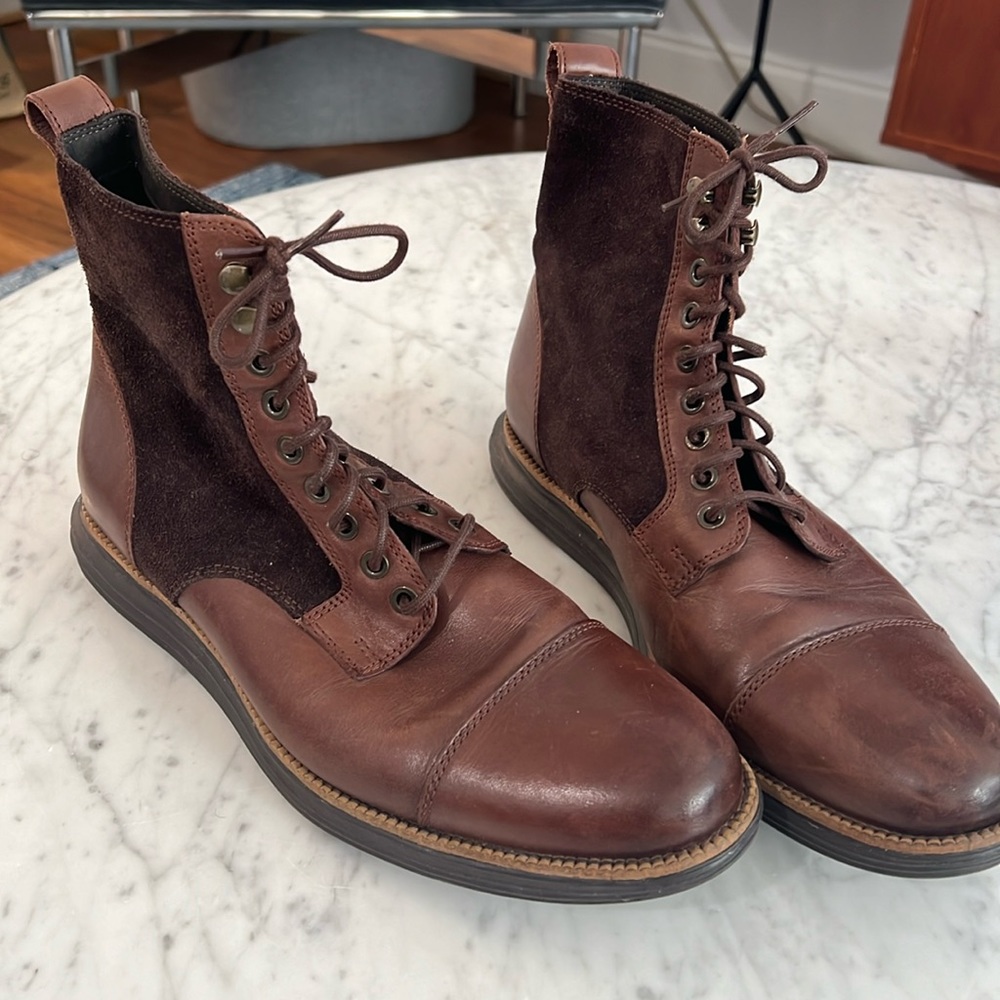 Men’s Leather & Suede Grand OS Boots